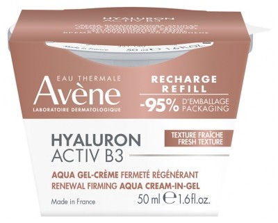 Avène Hyaluron Activ B3 Aqua Gel-Crème Recharge 50 ml - Pharmacie Agnès Praden à Alès