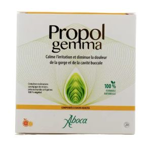 Aboca Propolgemma Adultes 20 Comprimés - Pharmacie Agnès Praden à Alès