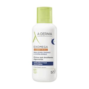 A-derma Exomega Control Crème Nuit Emolliente 400ml - Pharmacie Agnès Praden à Alès