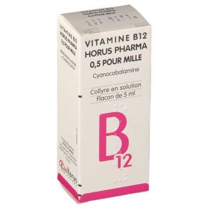Vitamine B12 Collyre 0.05% 5 ml - Pharmacie Agnès Praden à Alès