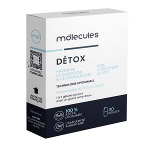Prescription Nature Molecules Détox 30 Gélules - Pharmacie Agnès Praden à Alès