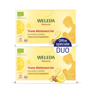 Weleda Tisane Allaitement Saveur Citron et Gingembre Bio, 2x20 Sachets - Pharmacie Agnès Praden à Alès
