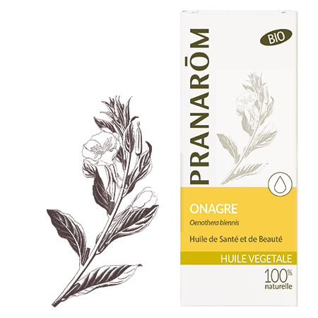 Pranarôm Huile Végétale  Onagre Bio 50ml - Pharmacie Agnès Praden à Alès