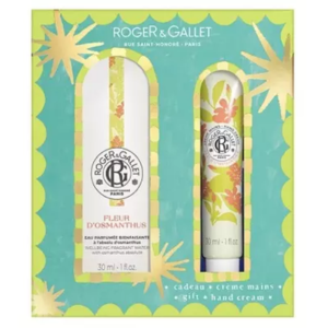 Roger & Gallet Coffret Fleur d'Osmanthus Eau Parfumée Bienfaisante 30 ml + Crème Mains 30 ml Offert - Pharmacie Agnès Praden à Alès