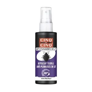 Cinq sur Cinq Spray Répulsif Textile Anti-Punaises de Lit 50ml - Pharmacie Agnès Praden à Alès