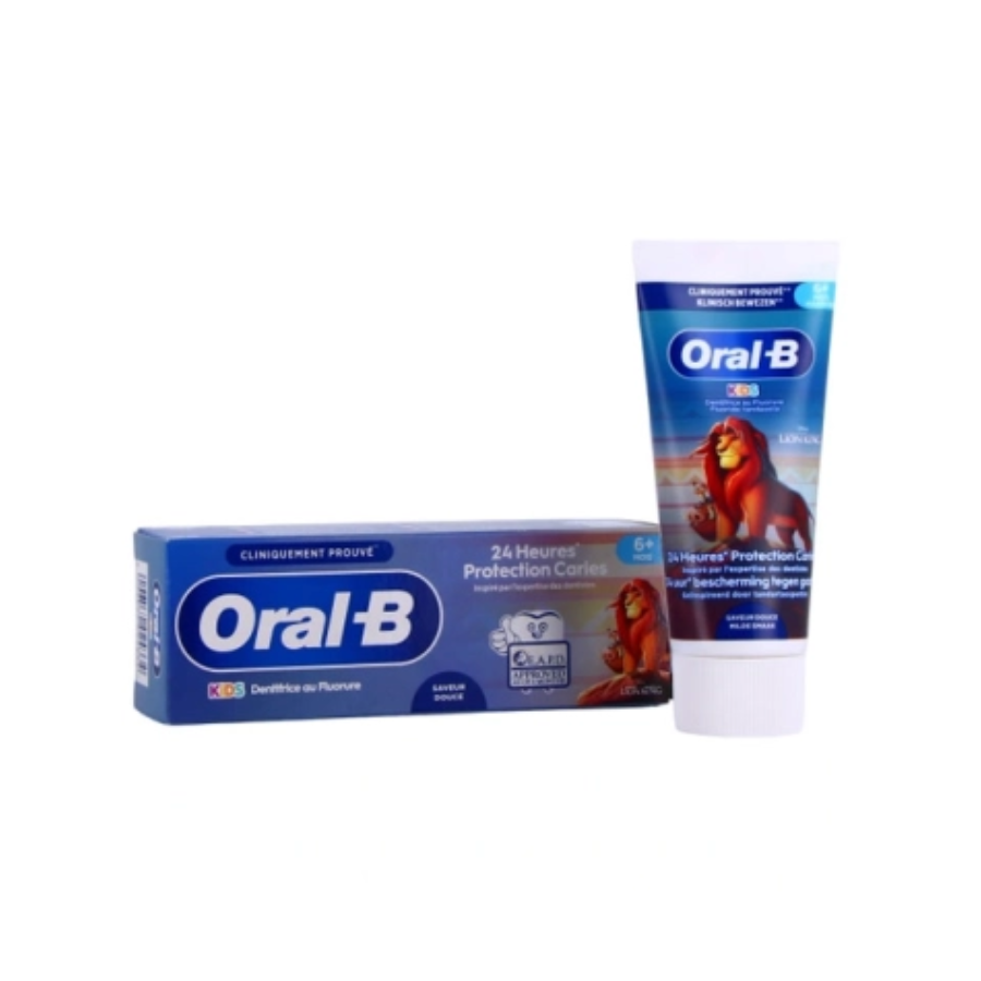 ORAL B DENT KIDS ROI LION 60ML 6M - Pharmacie Agnès Praden à Alès
