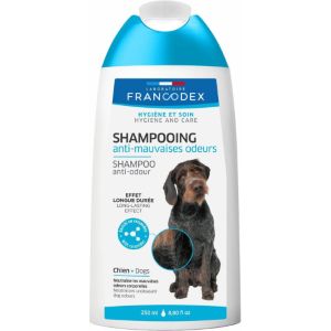 Francodex Shampooing Anti Mauvaises Odeurs Pour Chiens Flacon de 250ml - Pharmacie Agnès Praden à Alès