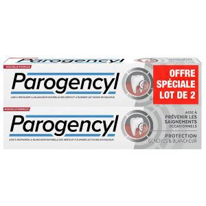 Fluocaril Parogencyl Dentifrice Prévention Gencives Blancheur 2x75ml - Pharmacie Agnès Praden à Alès