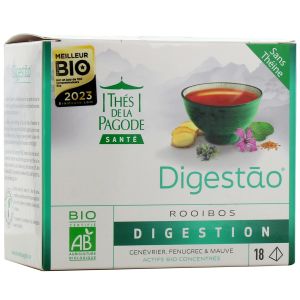 Thés de la Pagode Digestao Rooibos Digestion 18 Sachets - Pharmacie Agnès Praden à Alès