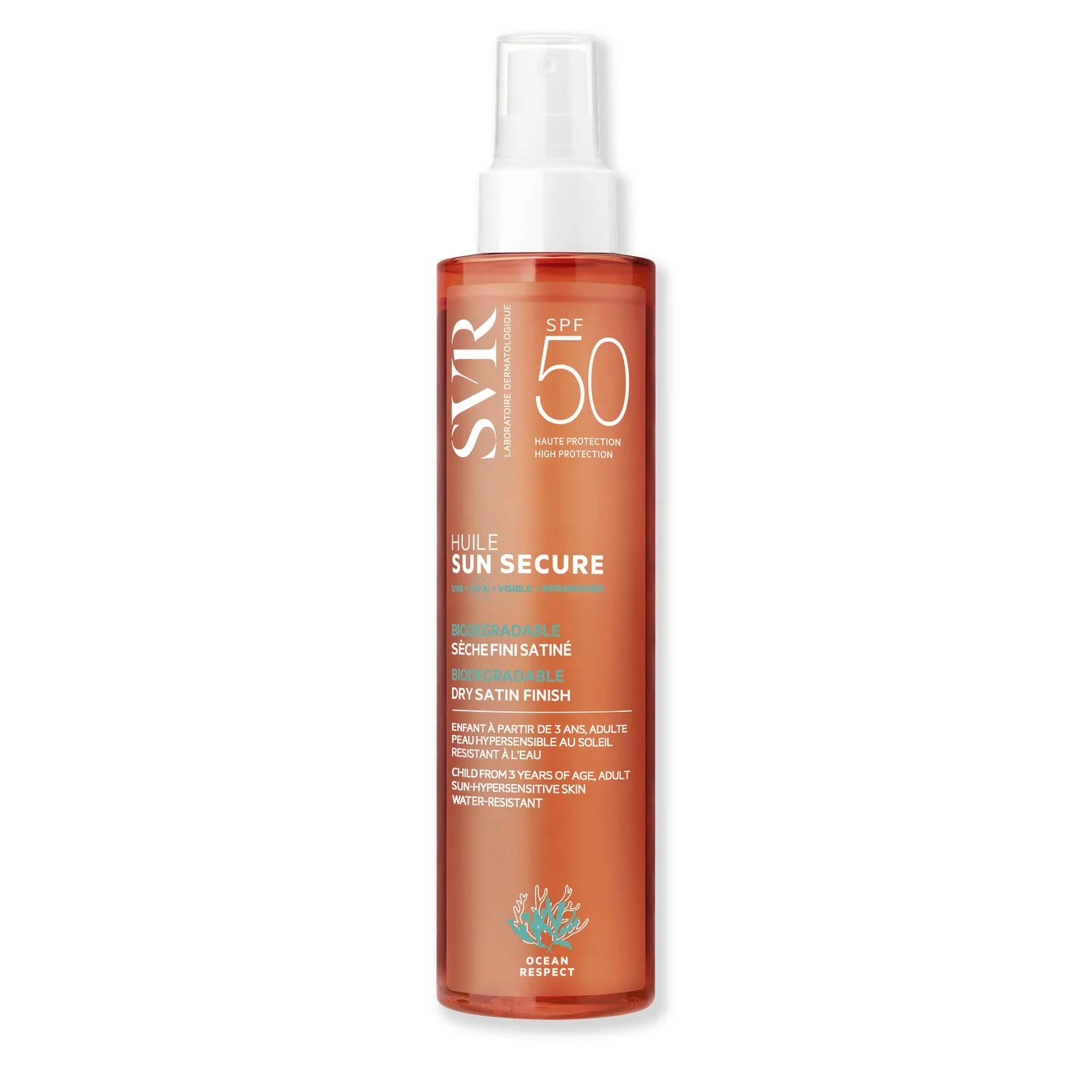 Svr Sun Secure Huile Sèche Spf50 200 ml - Pharmacie Agnès Praden à Alès