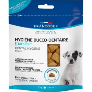 Francodex Friandises Hygiène Bucco-dentaire 75g Pour Chiot Et Petit Chien - Pharmacie Agnès Praden à Alès