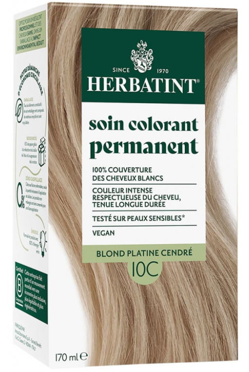 HERBATINT 10C BLOND PLATINE CENDRE - Pharmacie Agnès Praden à Alès