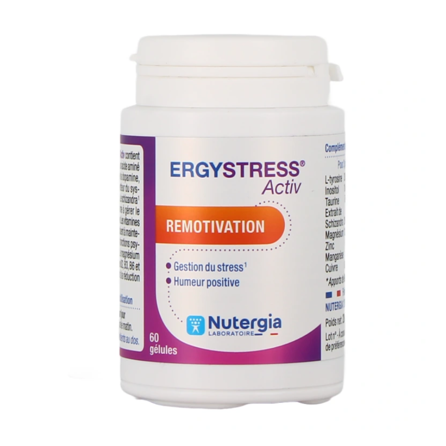 Nutergia Ergystress Activ 60 Gélules - Pharmacie Agnès Praden à Alès