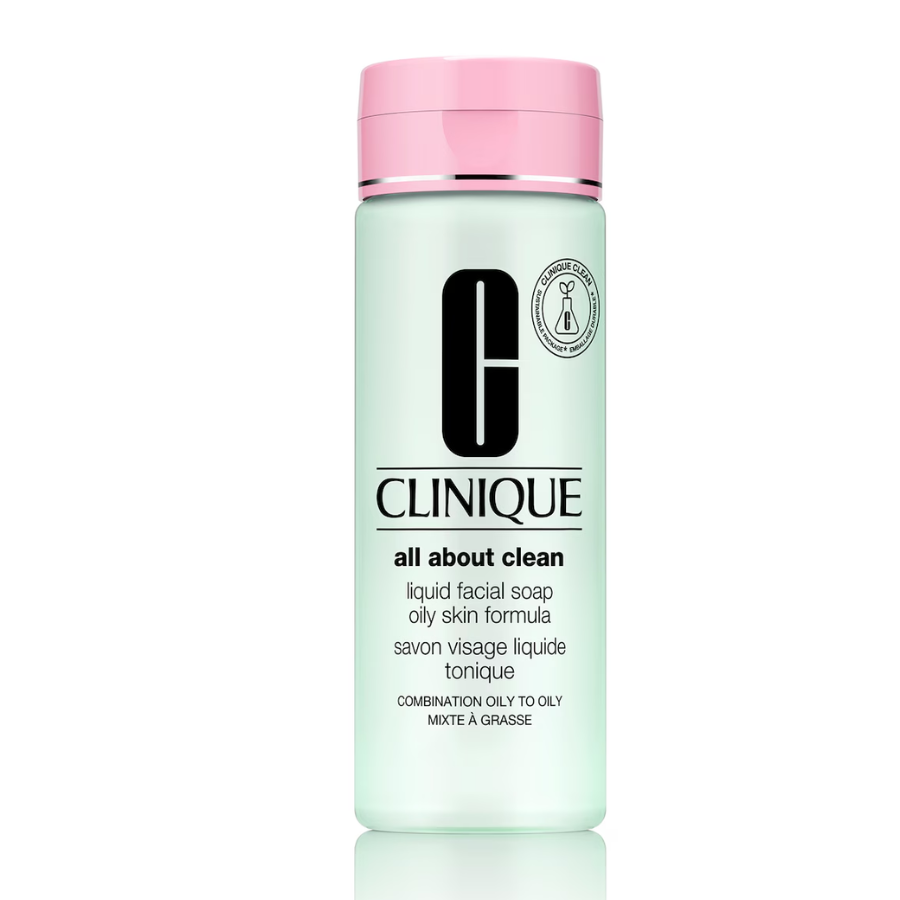 Clinique All About Clean Savon Visage Liquide Doux pour peau mixte à grasse 200ml - Pharmacie Agnès Praden à Alès