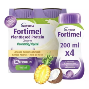 Fortimel PlantBased Protein Ananas & Noix de coco 4 x 200ml - Pharmacie Agnès Praden à Alès
