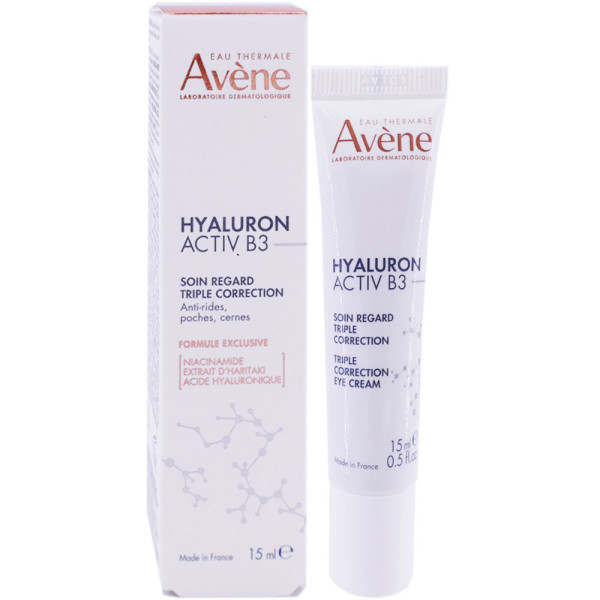 Avène Hyaluron Activ B3 Soin Regard Triple Correction 15ml - Pharmacie Agnès Praden à Alès