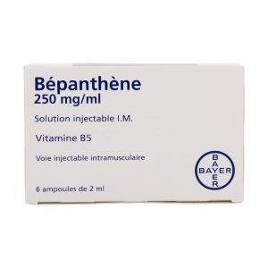 Bayer Bépanthène Solution Injectable 250 mg/ml 6 Ampoules 2ml - Pharmacie Agnès Praden à Alès