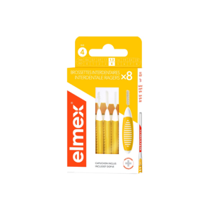 Elmex Brossette Interdentaire Taille 4, 1.3mm 8 brossettes - Pharmacie Agnès Praden à Alès