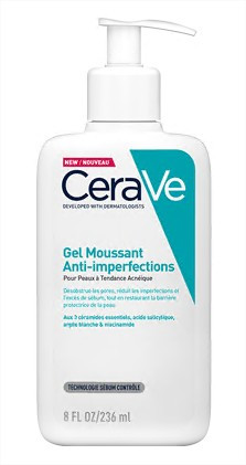 Cerave Gel moussant anti-imperfections 236 ml - Pharmacie Agnès Praden à Alès
