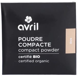 Avril Recharge Poudre Compacte Certifiée Bio Doré - 11gr - Pharmacie Agnès Praden à Alès