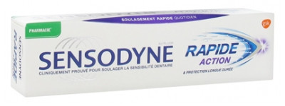 Sensodyne rapide dentifrice 75ml