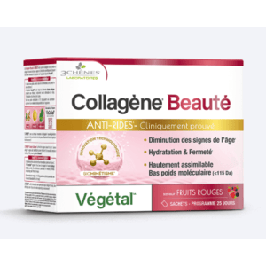 Les 3 Chênes Collagène Beauté Végétal 25 Sachets - Pharmacie Agnès Praden à Alès