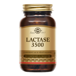 Solgar Lactase 3500 30 comprimés à croquer  - Pharmacie Agnès Praden à Alès