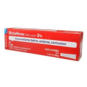 Biogaran Diclofénac Gel 2% - Tube 30g - Pharmacie Agnès Praden à Alès
