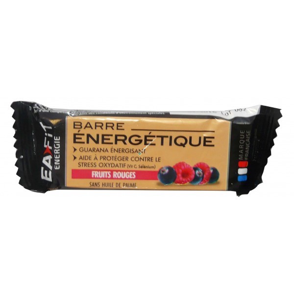 Eafit Énergie Barre Énergétique 30 g - Goût : Fruits Rouges - Pharmacie Agnès Praden à Alès