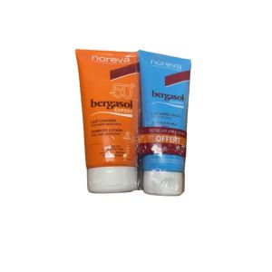 Noreva Bergasol Expert Lait Confort SPF50+ 150 ml + Lait Après-Soleil 100 ml Offert - Pharmacie Agnès Praden à Alès