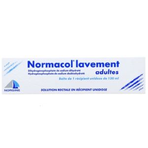  Normacol Lavement Adulte 130 ml - Pharmacie Agnès Praden à Alès