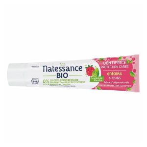 Natessance Dentifrice Protection Caries Enfants 6-12 ans Bio 75 ml - Pharmacie Agnès Praden à Alès
