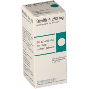 Db Pharma Bévitine 250 mg 20 Comprimés Enrobés