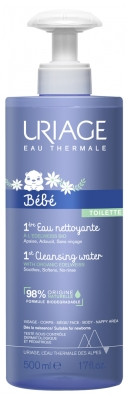 Uriage Bébé 1ère Eau Nettoyante 500 ml - Pharmacie Agnès Praden à Alès