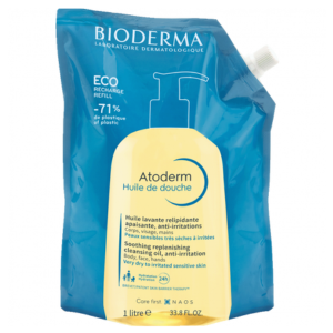 Bioderma Atoderm Huile de Douche Recharge 1L - Pharmacie Agnès Praden à Alès