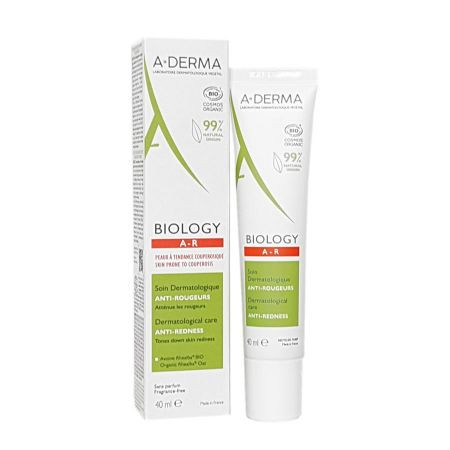 A-Derma Biology Soin A-R dermatologique anti-rougeurs 40ml - Pharmacie Agnès Praden à Alès