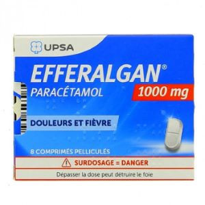Upsa Efferalgan 1g 8 Comprimés Pelliculés - Pharmacie Agnès Praden à Alès