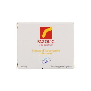 Sinclair Fazol G 300 mg 3 Ovules  - Pharmacie Agnès Praden à Alès