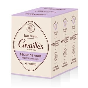 Cavailles Savon Surgras Délice de Figue 3 x 200g - Pharmacie Agnès Praden à Alès