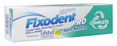 Fixodent Pro Soin Neutre 47 g - Pharmacie Agnès Praden à Alès