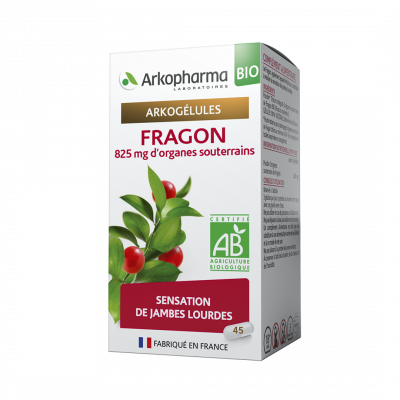 Arkopharma Arkogélules® BIO Fragon 45 Gélules - Pharmacie Agnès Praden à Alès