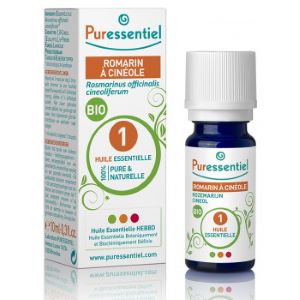 Puressentiel Huile Essentielle Romarin à Cinéole Bio 10 ml - Pharmacie Agnès Praden à Alès