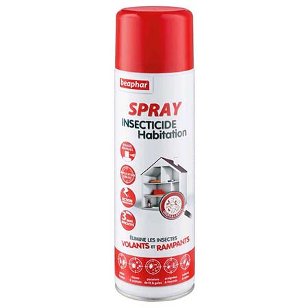 Beaphar Spray Insecticide Habitation 500 ml - Pharmacie Agnès Praden à Alès