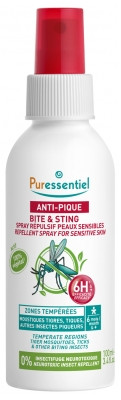 Puressentiel Anti-Pique Spray Répulsif Peaux Sensibles 100 ml - Pharmacie Agnès Praden à Alès