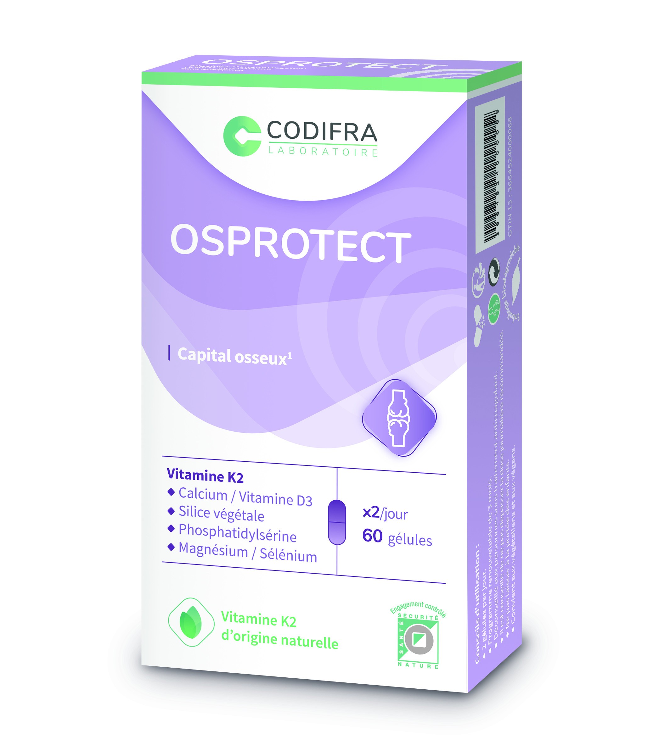 Codifra Osprotect 60 Gélules - Pharmacie Agnès Praden à Alès