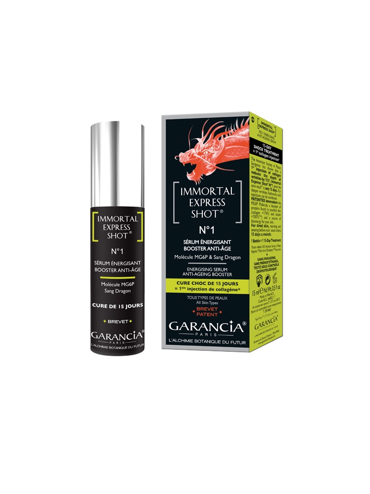 Garancia Immortal Express Shot N°1 Sérum Énergisant Booster Anti-Âge 15ml - Pharmacie Agnès Praden à Alès