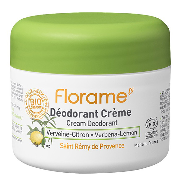 Florame déodorant crème verveine citron 50g - Pharmacie Agnès Praden à Alès