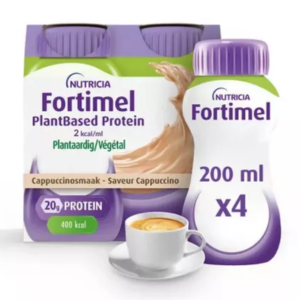 Fortimel PlantBased Protein Cappucino 4 x 200ml - Pharmacie Agnès Praden à Alès