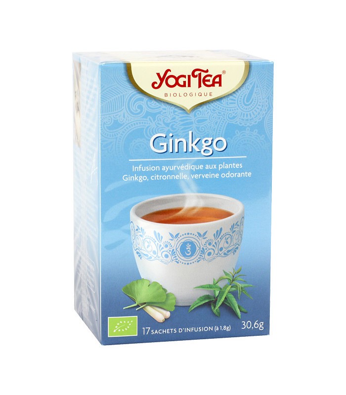 Yogi Tea Infusion Ginkgo 17 Sachets - Pharmacie Agnès Praden à Alès