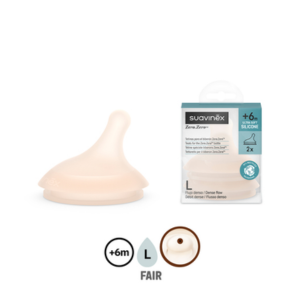 Suavinex Lot 2 tétines Zerø.Zerø Shades débit L/Rapide  Light - Pharmacie Agnès Praden à Alès